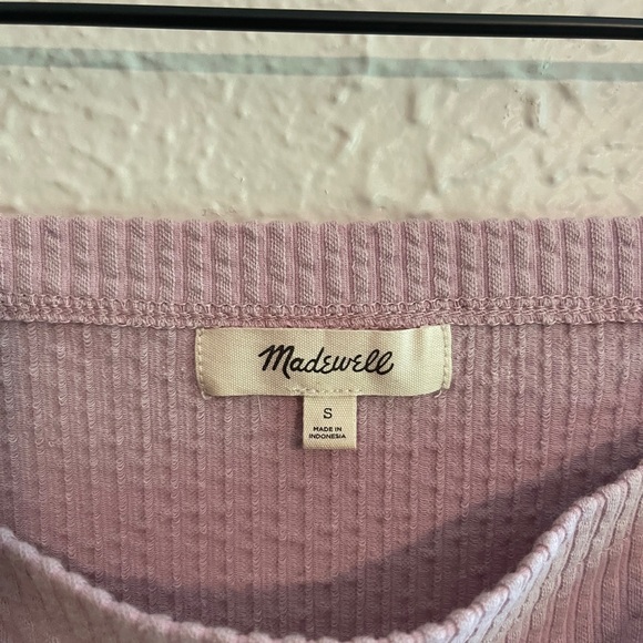 Madewell Lavender Textured Square Tank S - Picture 3 of 4